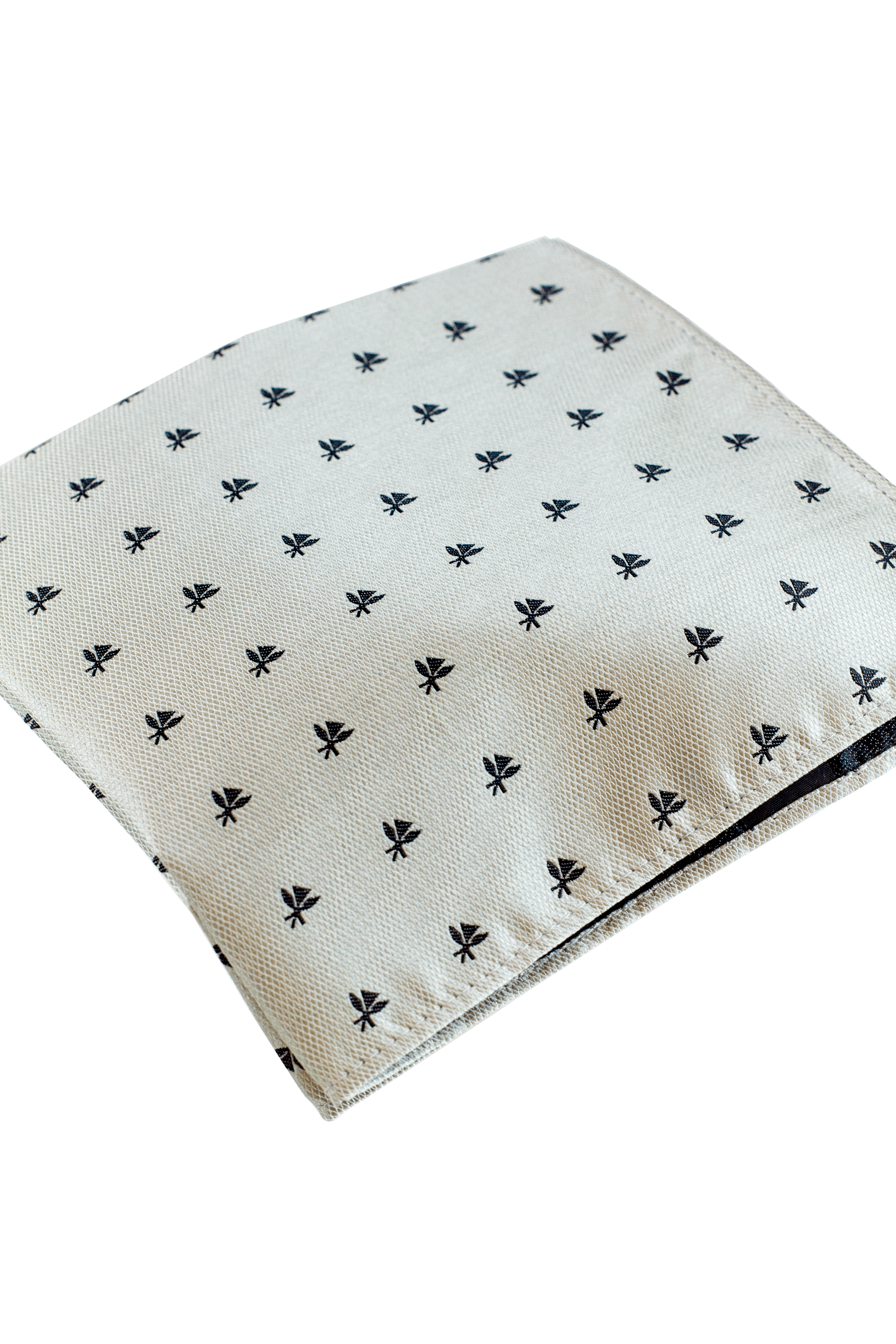 Kanaka Maoli Grey Pocket Square