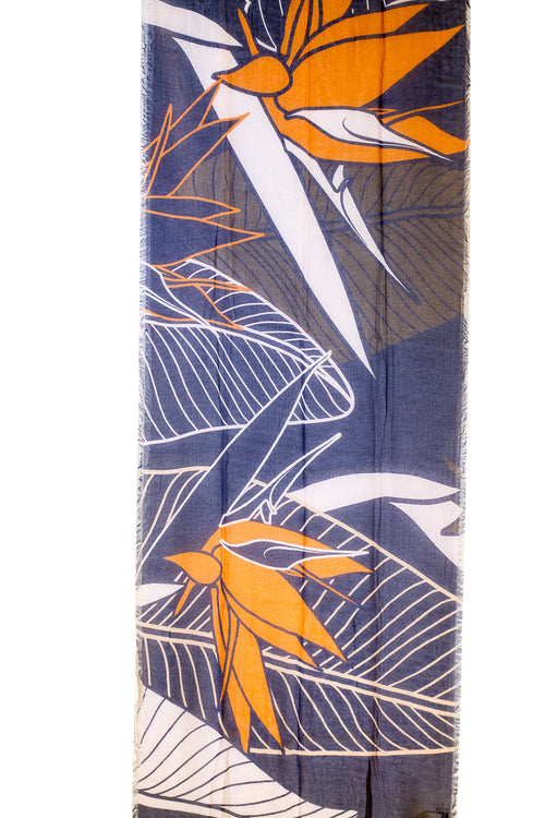 Bird of Paradise Dark Women's Scarf