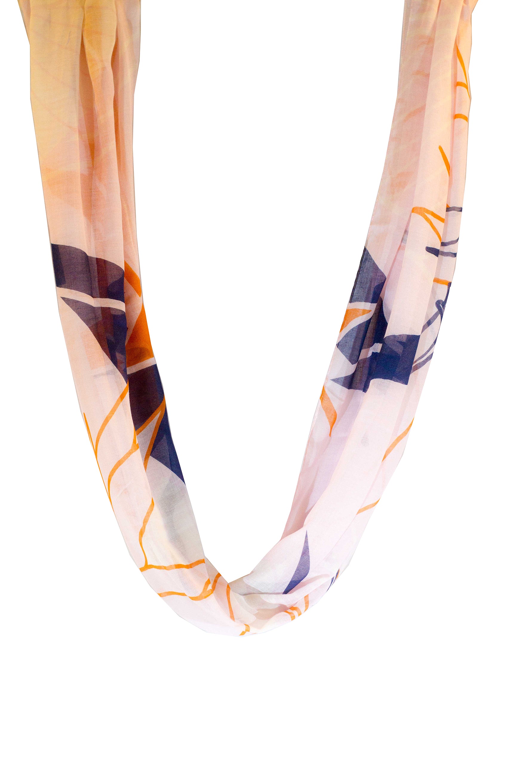 Bird of Paradise Light Square Women's Scarf