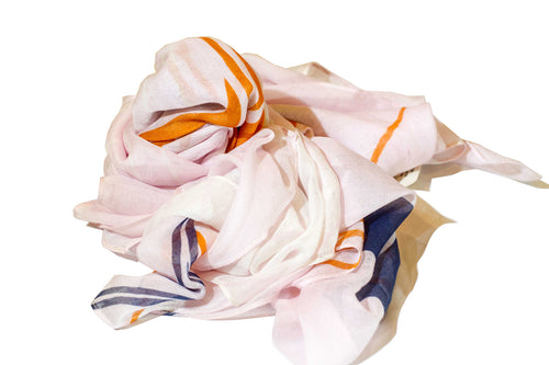 Bird of Paradise Light Square Women's Scarf