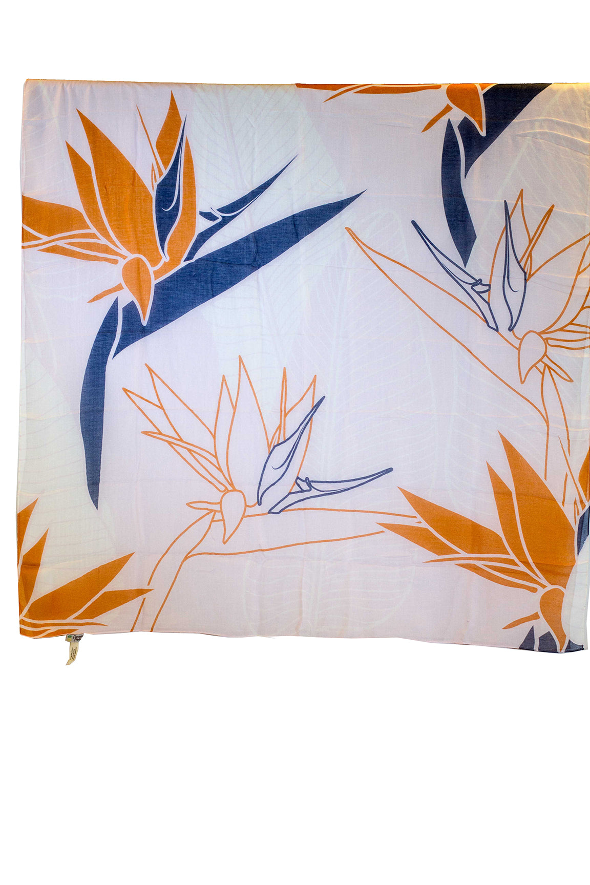 Bird of Paradise Light Square Women's Scarf