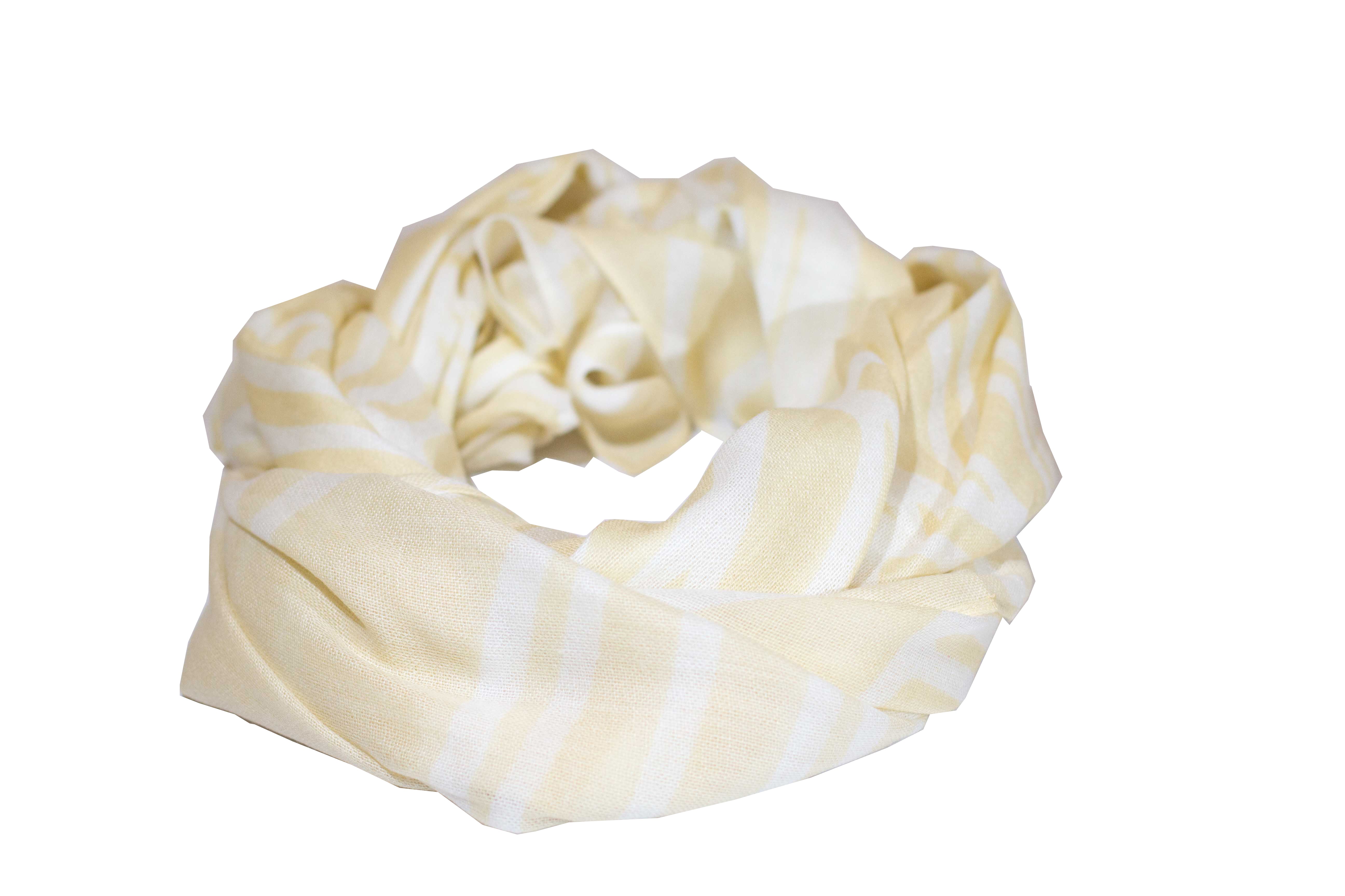 Mai'a White/Pineapple Yellow Women's Scarf