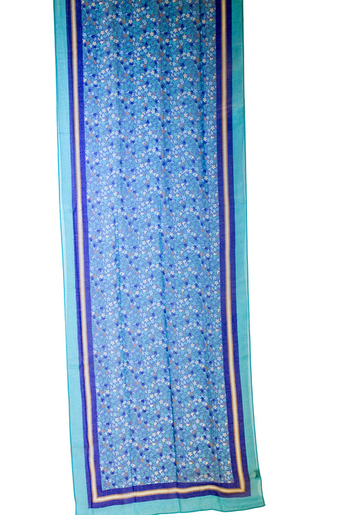 Plumeria Aqua Women's Scarf