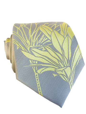 Monstera Seafoam Slim Necktie