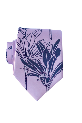 Bird of Paradise Teal Modern Necktie
