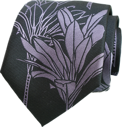 Bird of Paradise Teal Modern Necktie