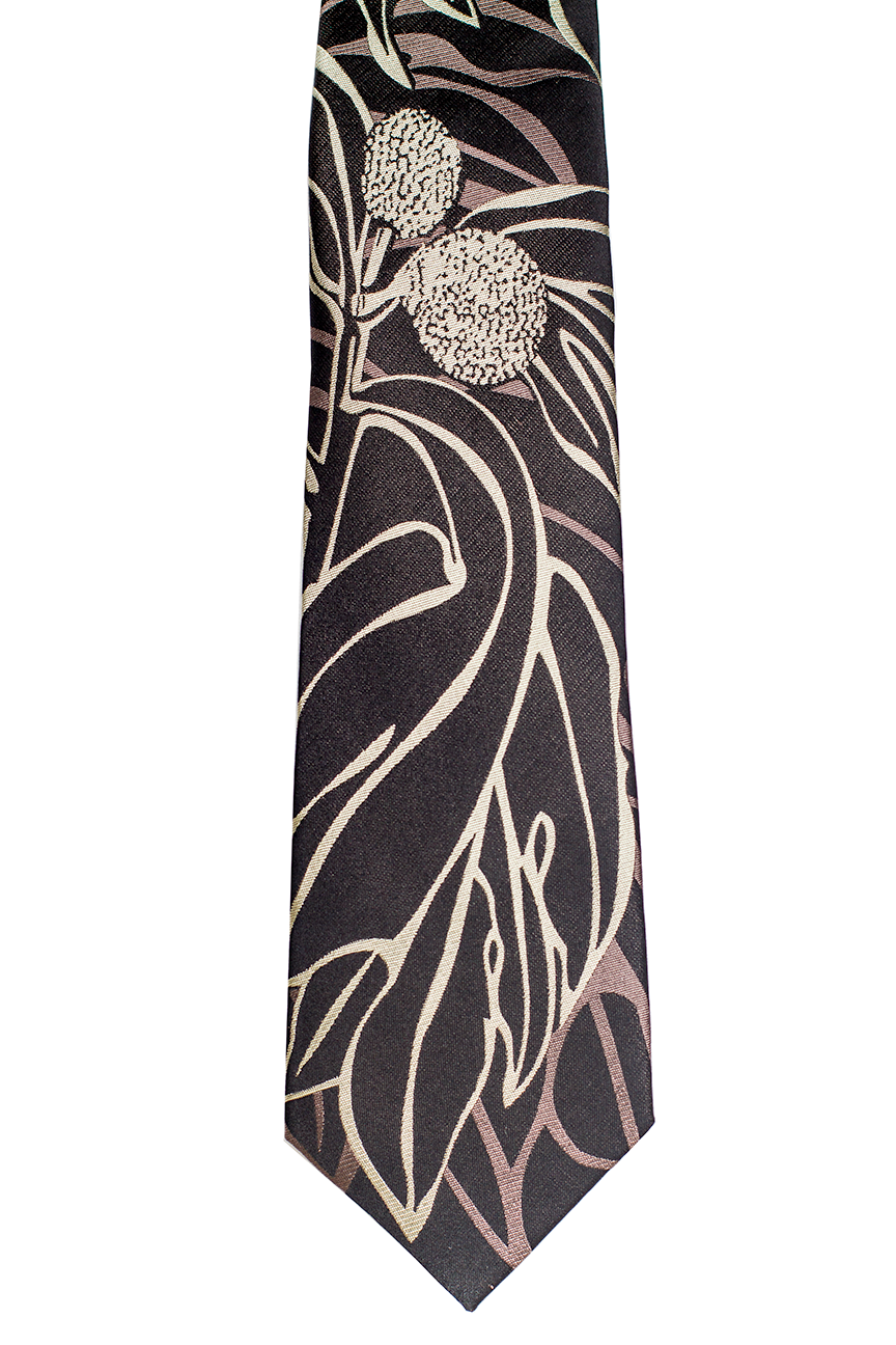 Ulu Black Modern Necktie