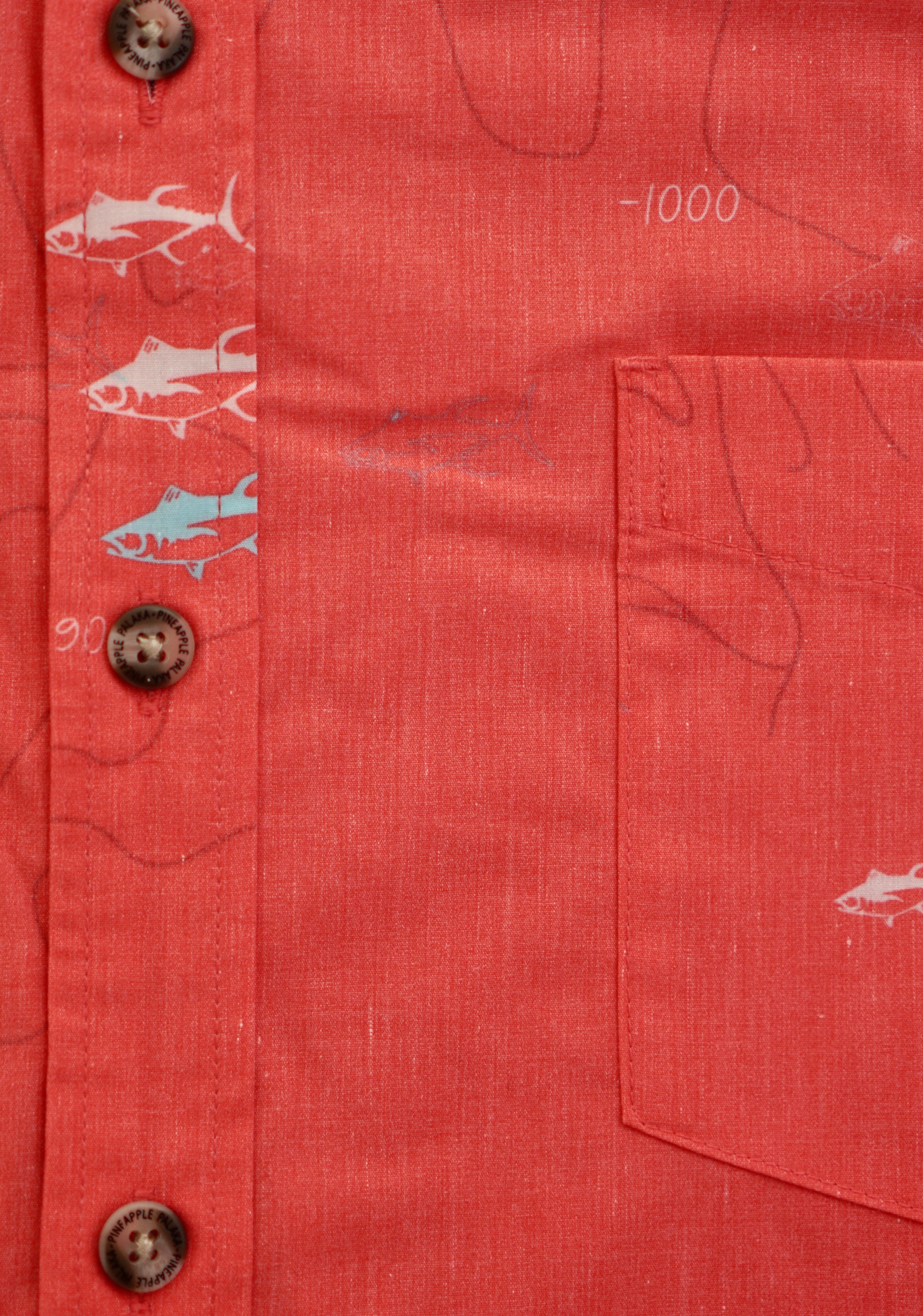 Ahi Red Aloha Shirt