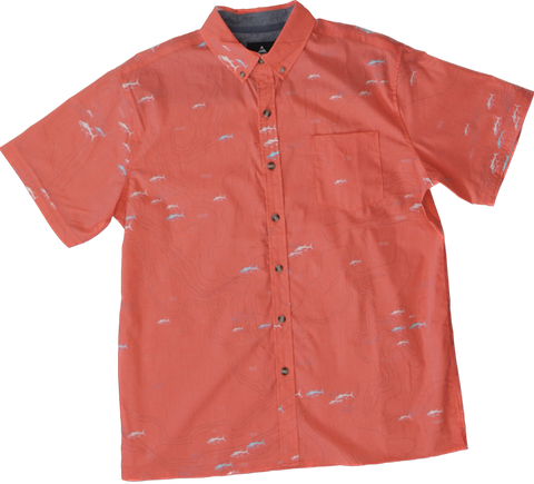 Kalo Dark Blue Aloha Shirt