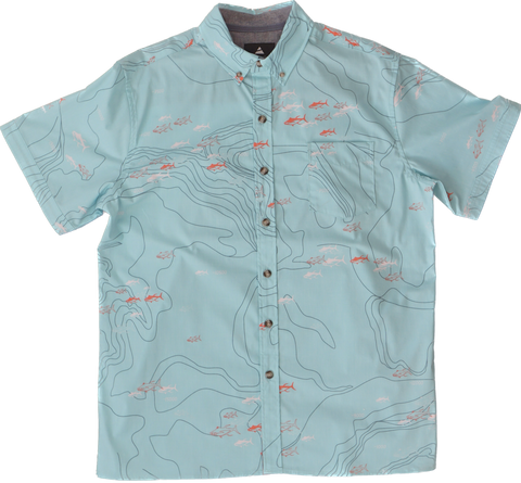 Ahi Red Aloha Shirt