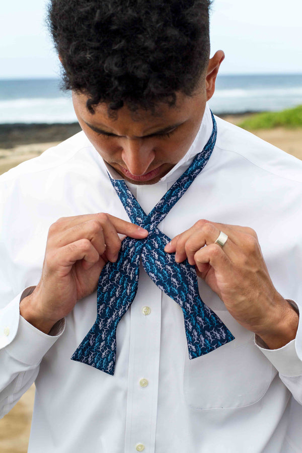 Pineapple Palaka - Hawaiian Neckties Bowties Scarves Aloha Shirts