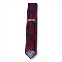 Wana Red/Blue Modern Necktie