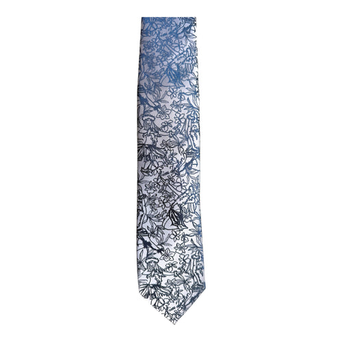 Hula Navy Modern Necktie