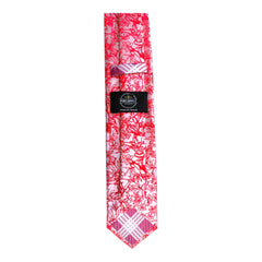 Hula Red Modern Necktie