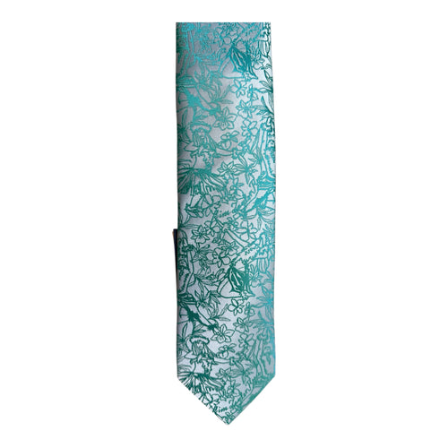 Hula Teal Modern Necktie