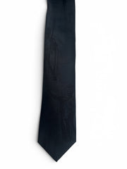 Kamehameha Black Modern Necktie