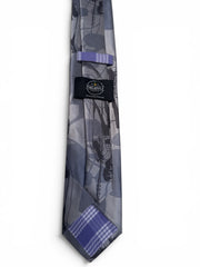 Kamehameha Grey Modern Necktie