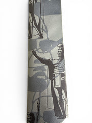 Kamehameha Grey Modern Necktie
