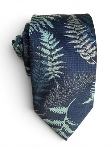 Kamehameha Black Modern Necktie