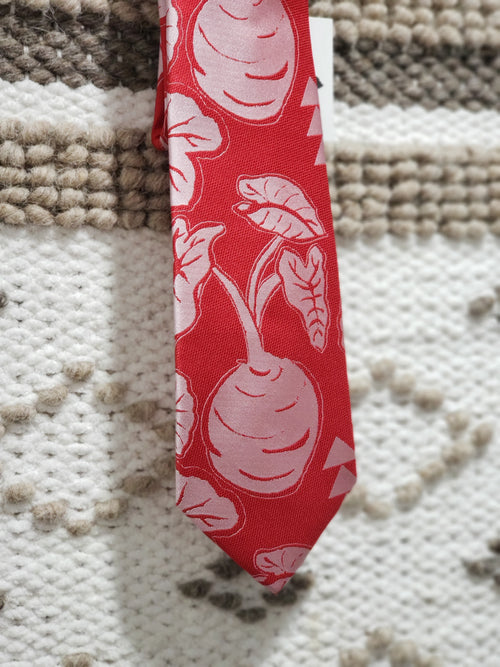 Kalo Red Modern Necktie