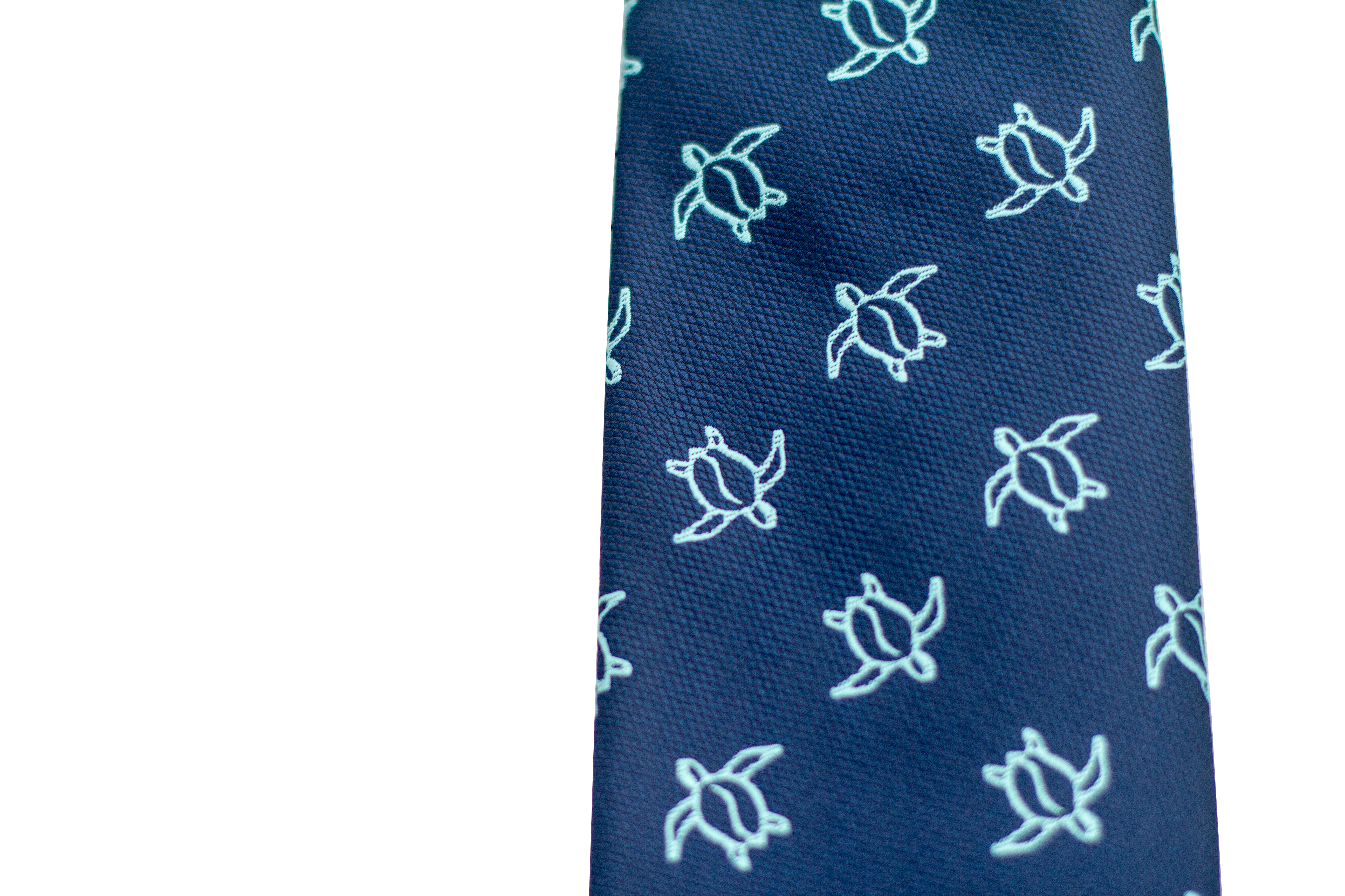 Honu Big Blue Modern Necktie