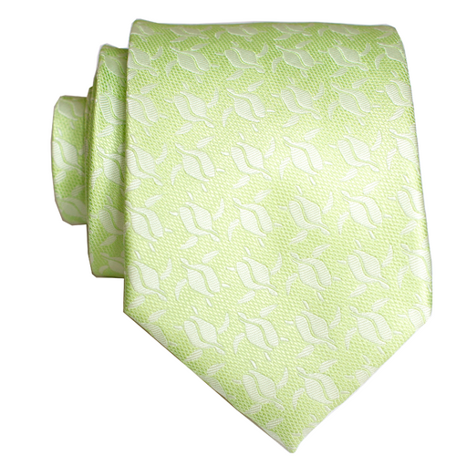 Honu Green Modern Necktie