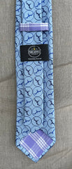 Iwa Light Blue Modern Necktie