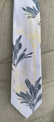 Ti Plant Lavender Modern Necktie