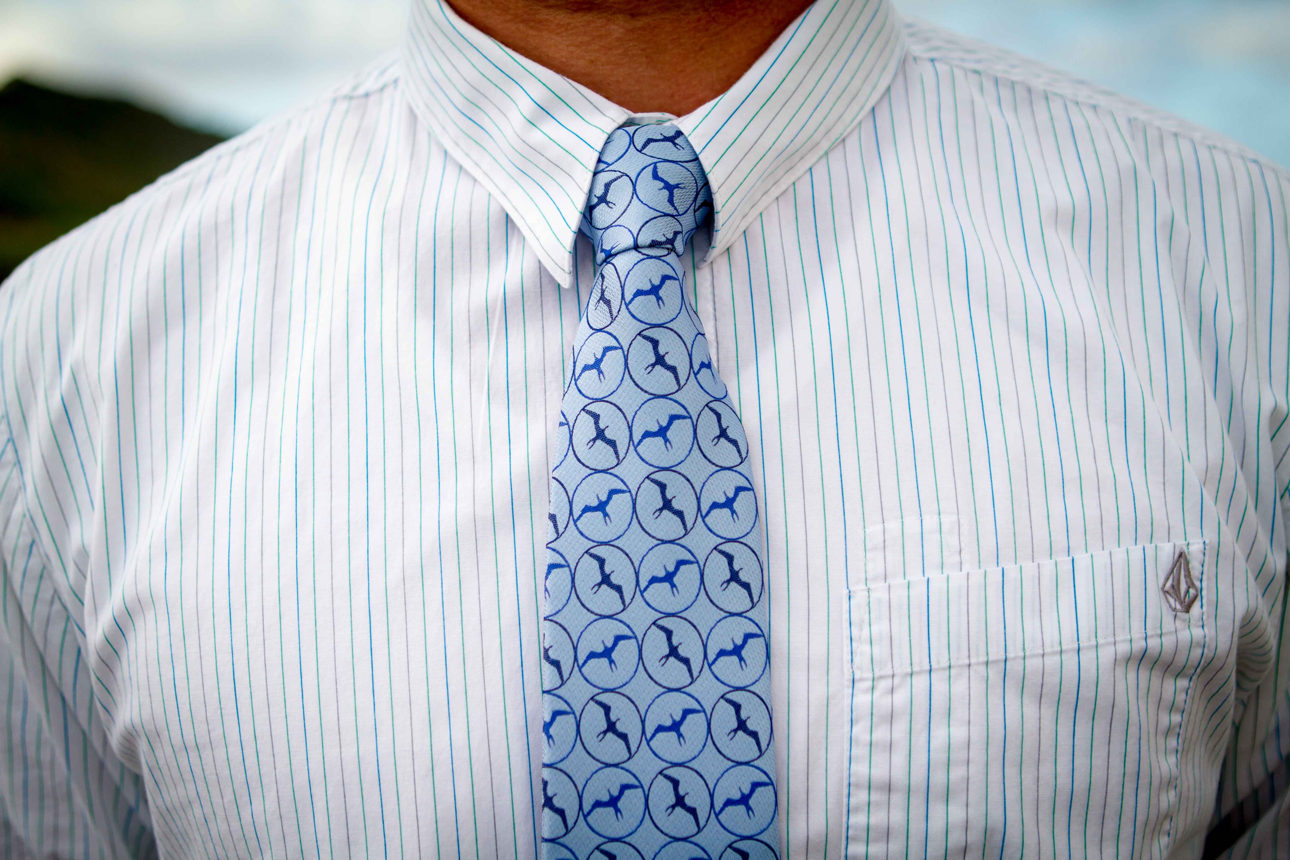 Iwa Light Blue Modern Necktie