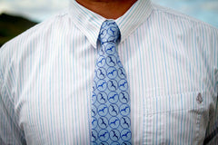 Iwa Light Blue Modern Necktie