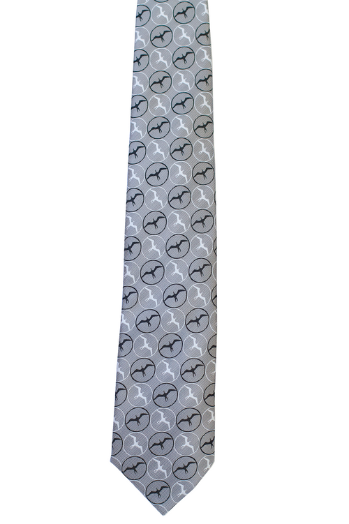 Iwa Black/White Modern Necktie