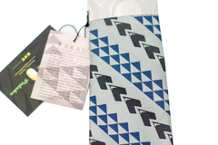 Kakau Grey/Blue Modern Necktie