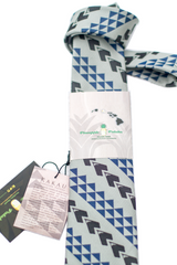 Kakau Grey/Blue Modern Necktie