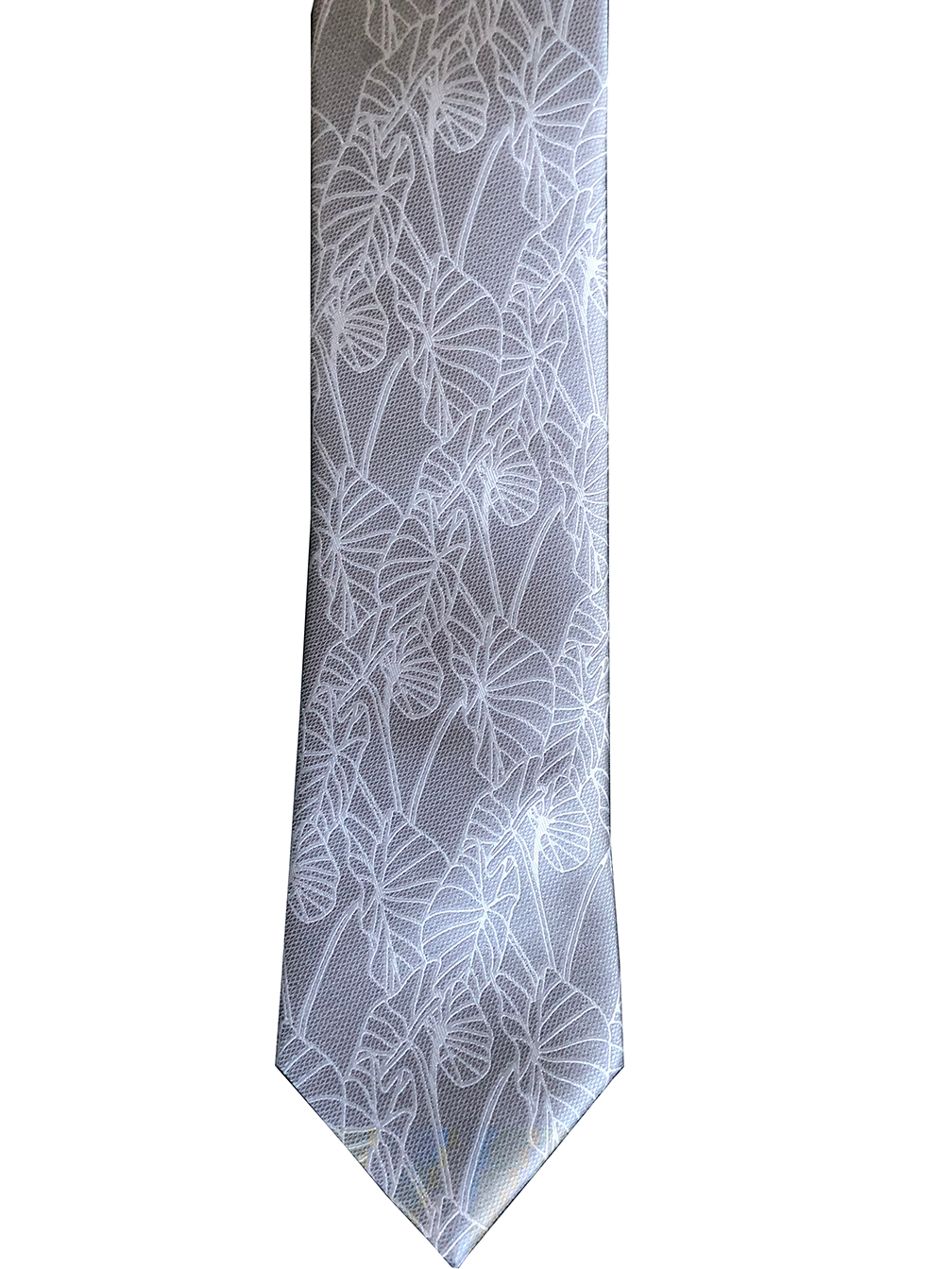 Kalo 2 Grey/White Modern Necktie