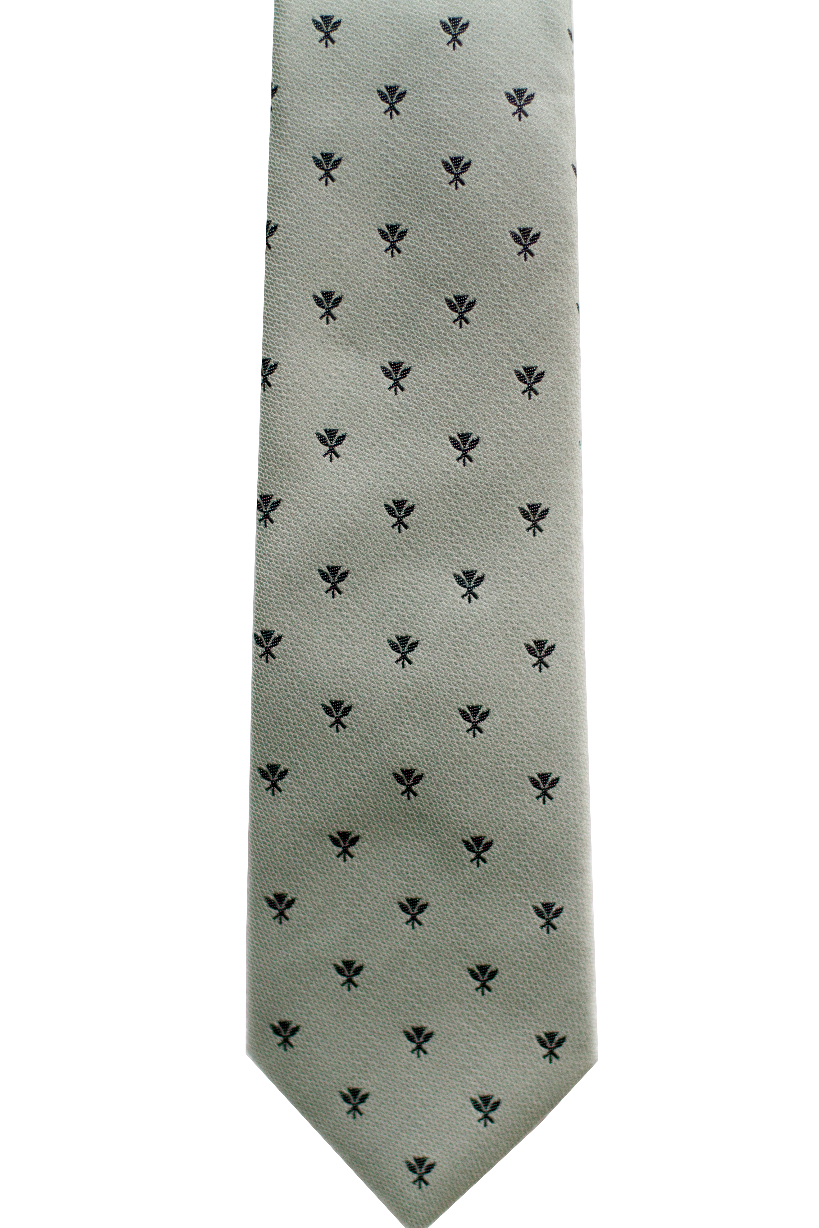 Kanaka Maoli Grey Modern Necktie