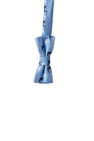 Nai'a Light Blue Kids Zipper Necktie