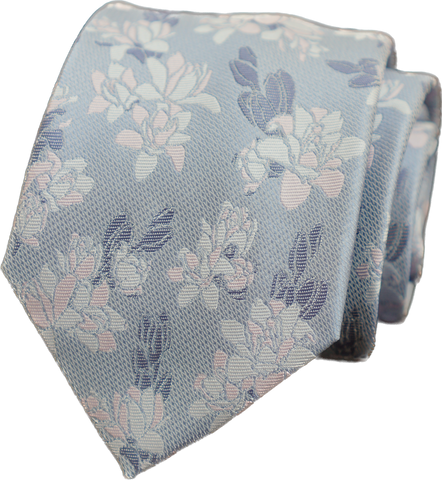 Ti Plant Lavender Modern Necktie