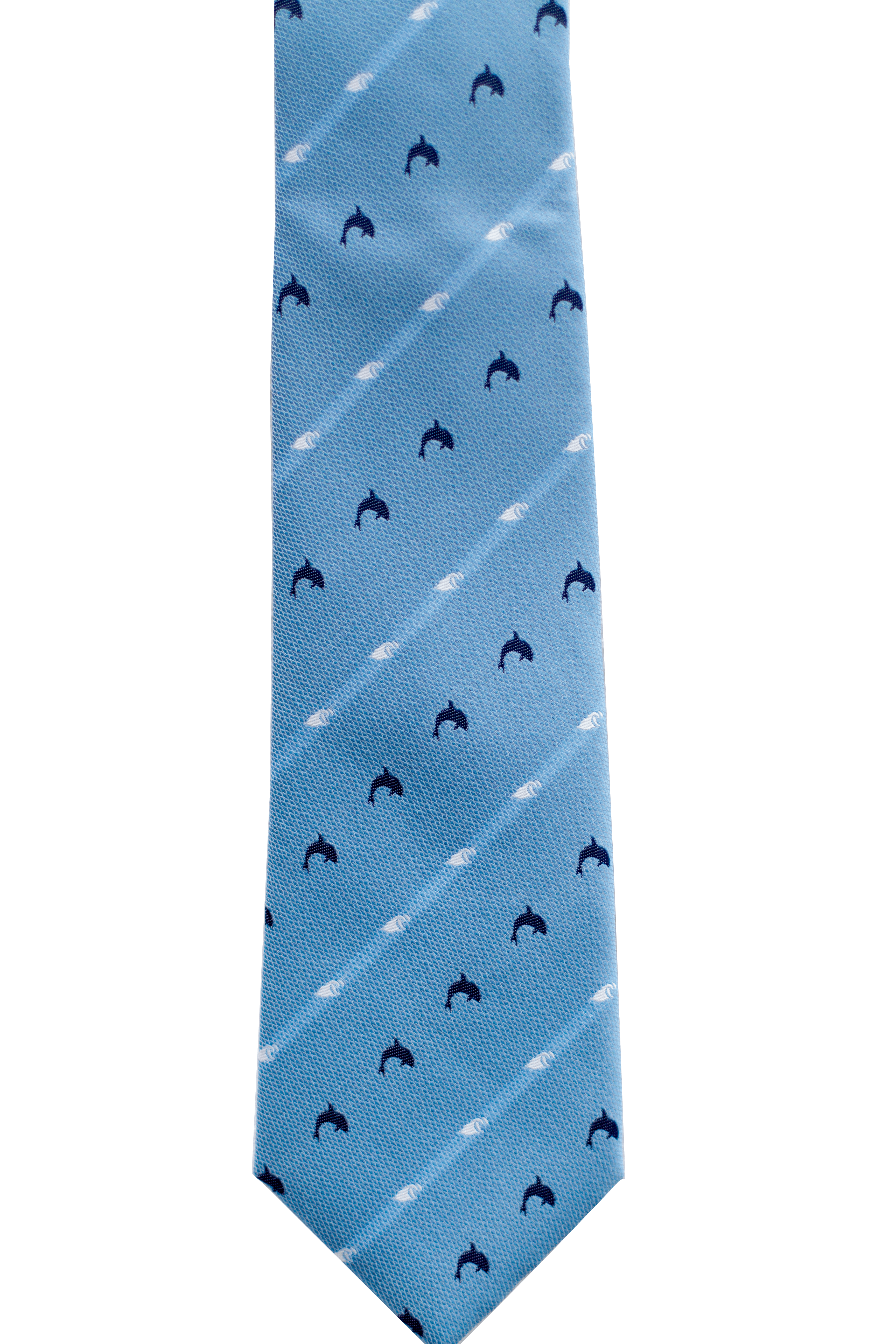 Nai'a Light Blue Modern Necktie