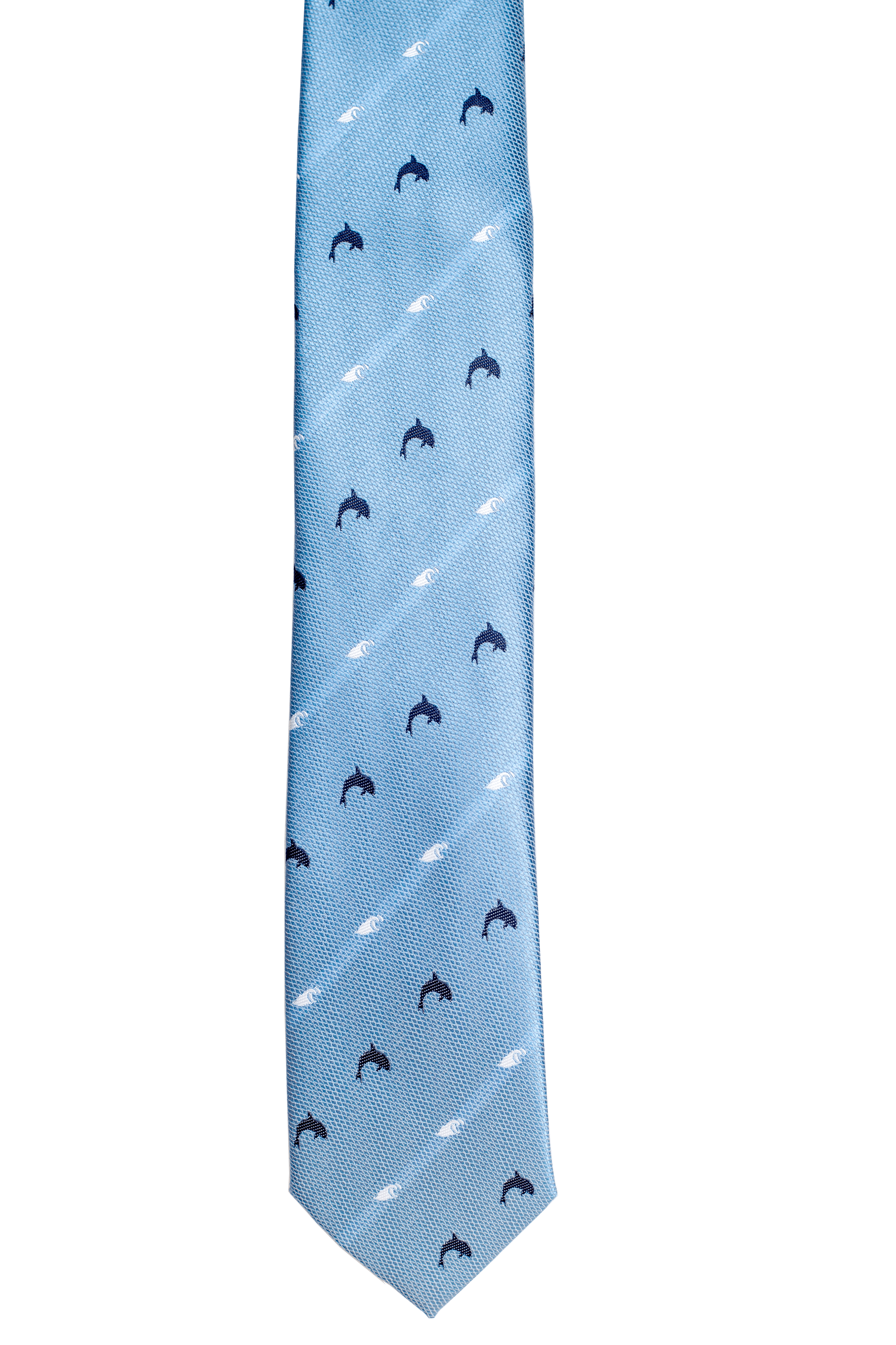 Nai'a Light Blue Slim Necktie