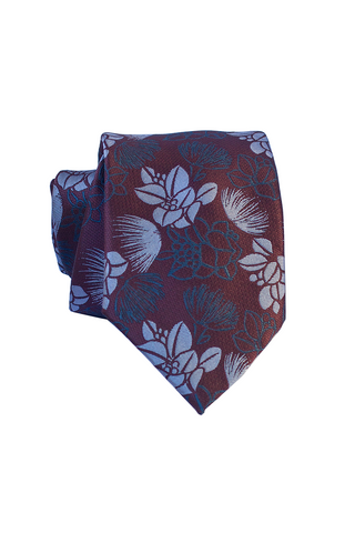 Ohia Grey/Blue Modern Necktie