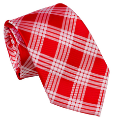 Palaka Red Modern Necktie