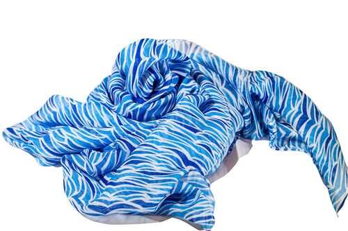 Nalu Blue Square Women's Scarf