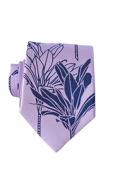 Ti Plant Pink Modern Necktie